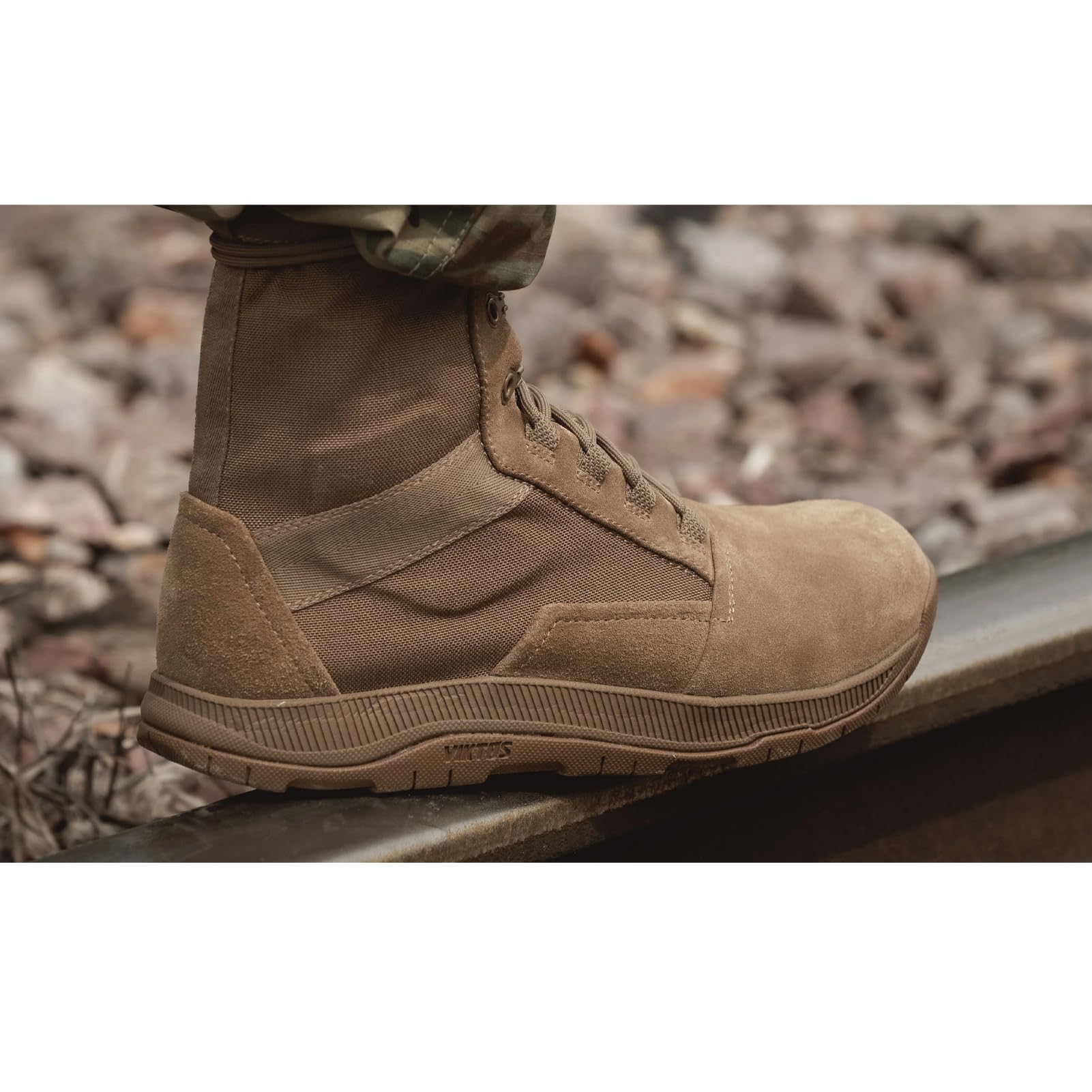 VIKTOS Men's Armory AR670 Lightweight Durable Water-Resistant High Traction Slip-Resistant Tactical Combat Boots - Image 6