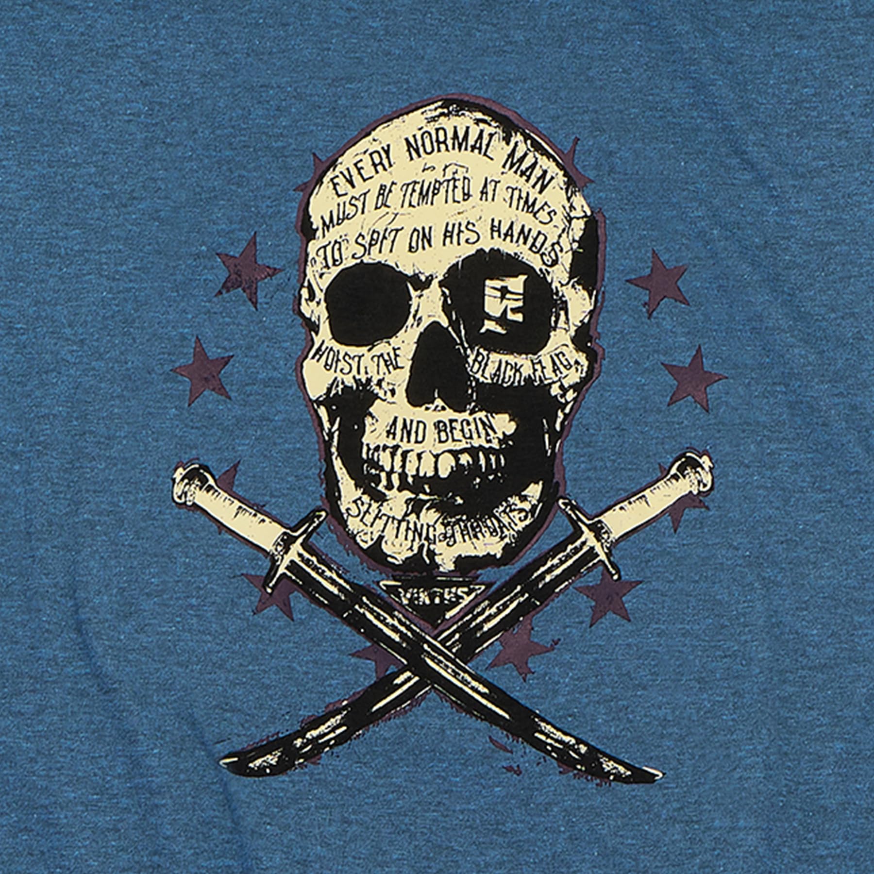 VIKTOS Men's Hoist The Black Tee - Universal Crewneck Short Sleeve Soft Cotton Blend Workout Casual Athletic T-Shirt w/Print - Image 4