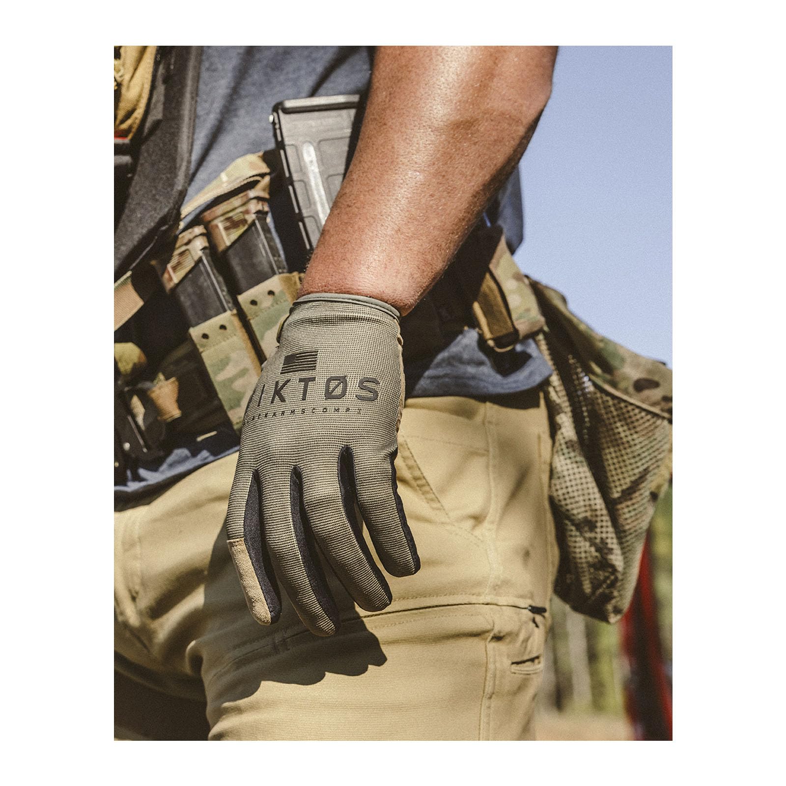 VIKTOS Men's Operatus XP Low Profile Durable Moisture-Wicking Touchscreen-Compatible Tactical Duty Gloves | Mesh Backhand - Image 3