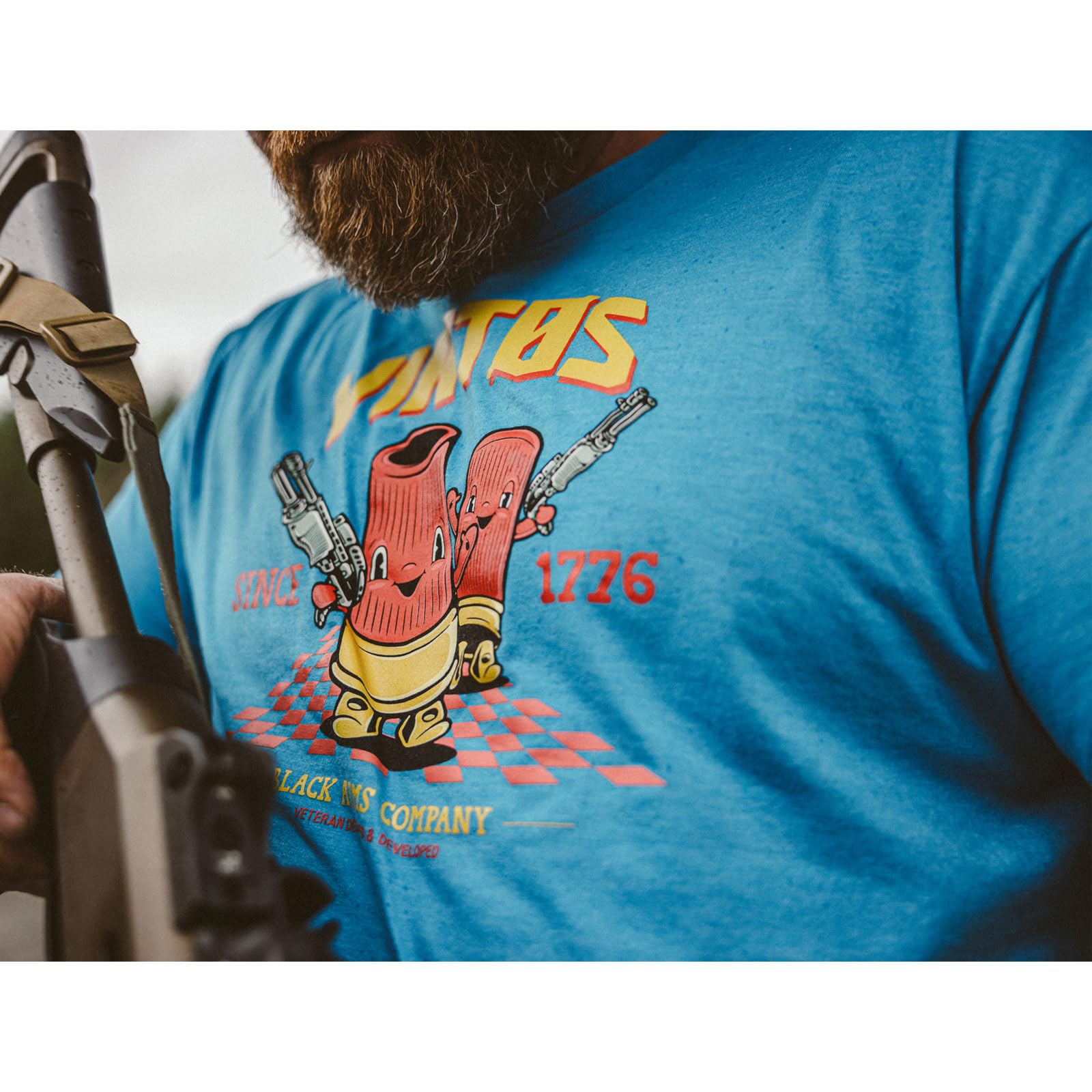 VIKTOS Men's Shotty Tee - Durable Soft Lightweight Casual Outdoor Tactical Short Sleeve T-Shirt with Screen-Printed Graphic - Image 3