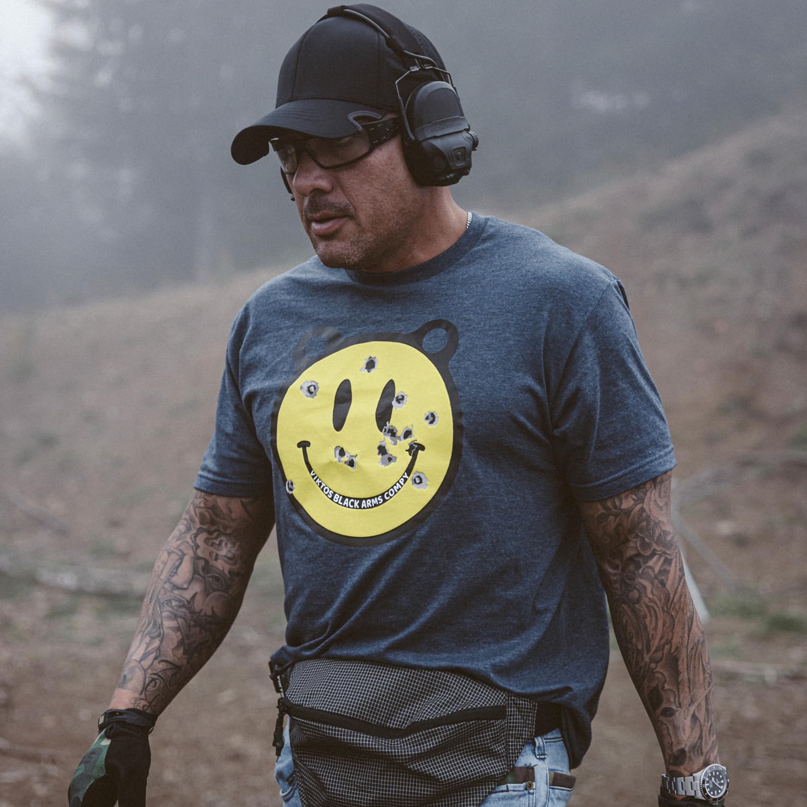 VIKTOS Men's Tactical Graphic Tee - Durable Lightweight Soft Cotton/Polyester Outdoor Casual Athletic Short Sleeve T-Shirt - Image 3