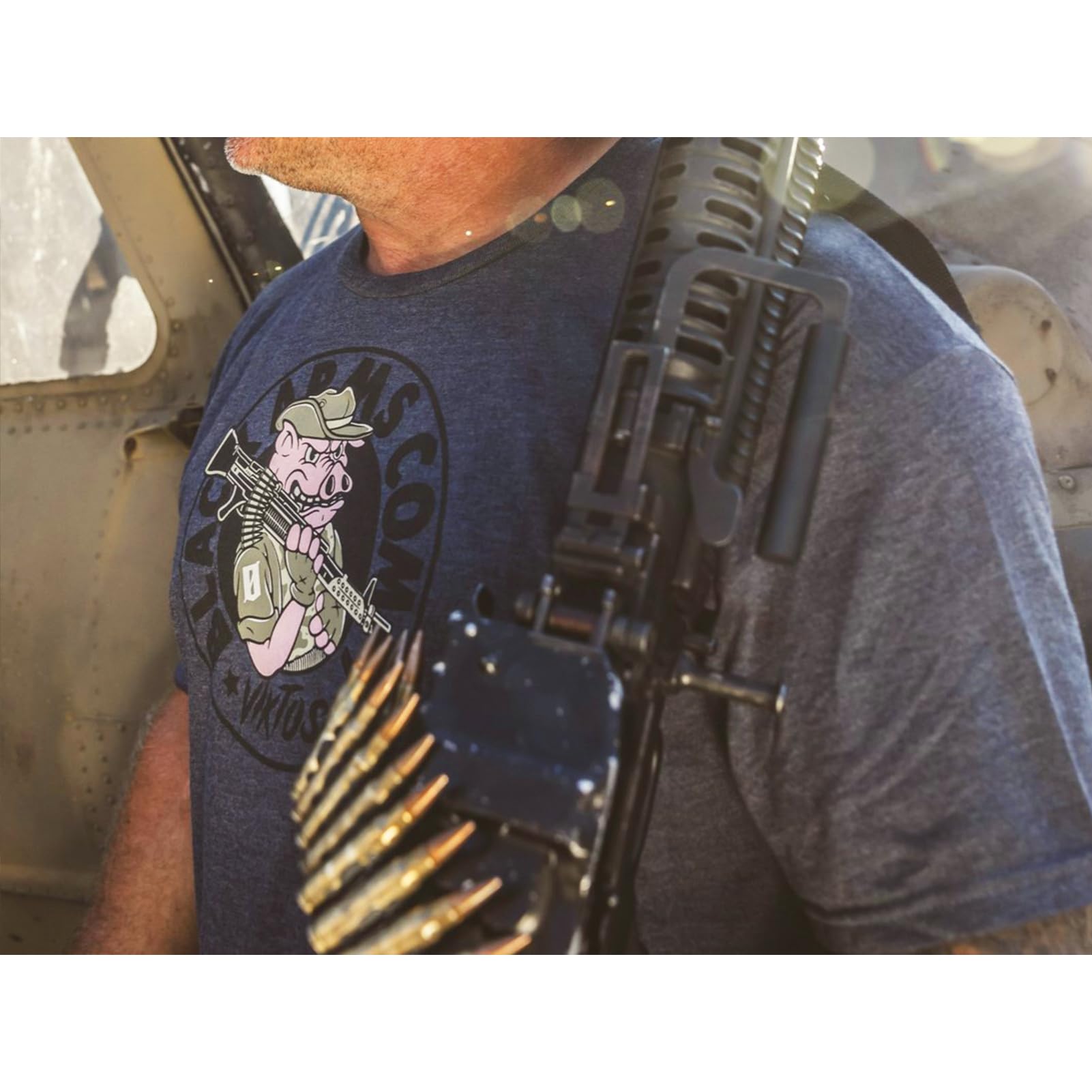 VIKTOS Men's The Pig Tee | Lightweight Breathable Soft Comfortable Casual Short Sleeve T-Shirt with Screen-Printed Graphic - Image 4